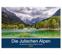 Calendar 2027 · US Version · The Julian Alps | A foray through the border triangle of Austria, Slovenia and Italy · 12" × 8" Landscape · CALVENDO Wall Calendar