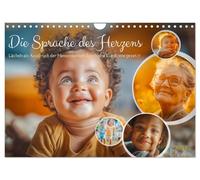 Calendar 2027 · US Version · The language of the heart | smiles as an expression of humanity staged by an AI · A smile speaks more than… · 12" × 8" Landscape · CALVENDO Wall Calendar