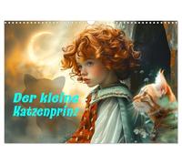Calendar 2027 · US Version · The little cat prince | Join the brave cat prince Leon as he bravely sets out to save his beloved… · 17" × 12" Landscape · CALVENDO Wall Calendar