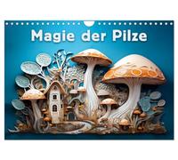 Calendar 2027 · US Version · The magic of mushrooms | A fascinating journey into a surreal world of mushrooms · 12" × 8" Landscape · CALVENDO Wall Calendar