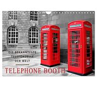 Calendar 2027 · US Version · The most famous phone booth in the world | Telephone Booth · Telephone Box and Telephone Booth are the names for the red… · 12" × 8" Landscape · CALVENDO Wall Calendar