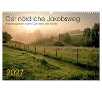 Calendar 2027 · US Version · The Northern Way of St. James | The dreamlike Camino del Norte on Spain's north coast · 17" × 12" Landscape · CALVENDO Wall Calendar
