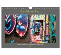 Calendar 2027 · US Version · The year is colorful. Color, joy and happiness | for the whole year · Colorful pictures of objects of everyday life with bright… · 12" × 8" Landscape · CALVENDO Wall Calendar