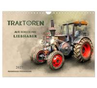 Calendar 2027 · US Version · Tractors - old treasures for enthusiasts | Nostalgic tractors · beloved powerhouses that captivate many · 12" × 8" Landscape · CALVENDO Wall Calendar