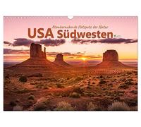 Calendar 2027 · US Version · USA Southwest - Breathtaking hotspots of | nature · A natural wonderland, this is America's wild west · 17" × 12" Landscape · CALVENDO Wall Calendar