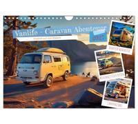 Calendar 2027 · US Version · Vanlife - Caravan adventure | Escape the daily grind, discover the world on your own and find your home… · 12" × 8" Landscape · CALVENDO Wall Calendar