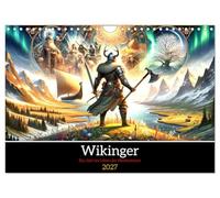 Calendar 2027 · US Version · Vikings - A year in the life of the Norsemen | Viking Years: Twelve months, twelve adventures · 12" × 8" Landscape · CALVENDO Wall Calendar