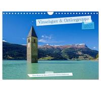 Calendar 2027 · US Version · Vinschgau & Ortler Alps | A journey to the most beautiful places in South Tyrol · 12" × 8" Landscape · CALVENDO Wall Calendar