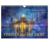 Calendar 2027 · US Version · Visions from 1001 nights | Abstract views from the Orient · AI generated · 12" × 8" Landscape · CALVENDO Wall Calendar