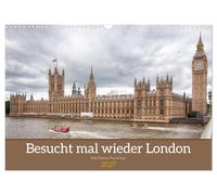 Calendar 2027 · US Version · Visit London again | London is located on the Thames and is always worth a trip with its castles… · 17" × 12" Landscape · CALVENDO Wall Calendar