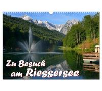 Calendar 2027 · US Version · Visiting the Riessersee | Nestled in a breathtaking mountain landscape, this idyllic lake lies above… · 17" × 12" Landscape · CALVENDO Wall Calendar