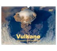Calendar 2027 · US Version · Volcanoes - imposing and threatening | Come with us on a journey to the most impressive volcanoes in the world · 17" × 12" Landscape · CALVENDO Wall Calendar