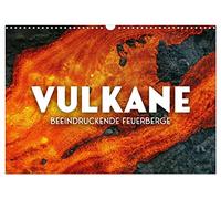 Calendar 2027 · US Version · Volcanoes - Impressive fire mountains | Hot embers · 17" × 12" Landscape · CALVENDO Wall Calendar