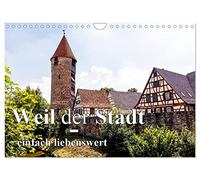 Calendar 2027 · US Version · Weil der Stadt - simply lovable | A walk through Weil der Stadt · 12" × 8" Landscape · CALVENDO Wall Calendar