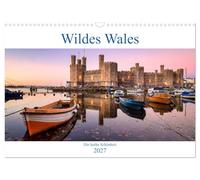 Calendar 2027 · US Version · Wild Wales | Journey to a mystical landscape · 17" × 12" Landscape · CALVENDO Wall Calendar