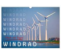 Calendar 2027 · US Version · Wind turbine - curse and blessing | Meanwhile, wind turbines and wind farms can be seen everywhere · 17" × 12" Landscape · CALVENDO Wall Calendar