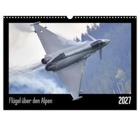 Calendar 2027 · US Version · Wings over the Alps | Dynamic aviation over Styria · 17" × 12" Landscape · CALVENDO Wall Calendar