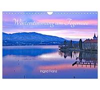 Calendar 2027 · US Version · Winter atmosphere at the Tegernsee | Enchanting moods at the Tegernsee in winter · 12" × 8" Landscape · CALVENDO Wall Calendar