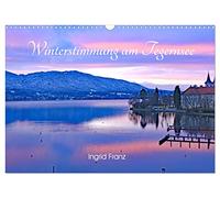 Calendar 2027 · US Version · Winter atmosphere at the Tegernsee | Enchanting moods at the Tegernsee in winter · 17" × 12" Landscape · CALVENDO Wall Calendar