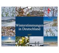 Calendar 2027 · US Version · Winter moods in Germany | Here it is · the calendar for all winter lovers · 12" × 8" Landscape · CALVENDO Wall Calendar