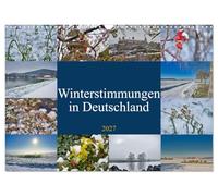 Calendar 2027 · US Version · Winter moods in Germany | Here it is · the calendar for all winter lovers · 17" × 12" Landscape · CALVENDO Wall Calendar
