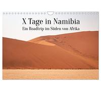 Calendar 2027 · US Version · X Days in Namibia - A Road Trip in the South | of Africa · Come with us to this fascinating country in the south of Africa · 12" × 8" Landscape · CALVENDO Wall Calendar