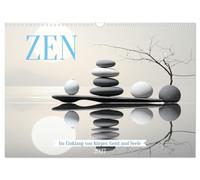Calendar 2027 · US Version · Zen | Harmonious Zen images for mind and soul · AI generated · 17" × 12" Landscape · CALVENDO Wall Calendar