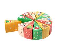 Calendar Advent Boxes - 12 Empty Fillable Countdown Boxes for Kids, Teens, Boys, Girls, Jewelry, Toys, Chocolate, Holiday DIY, Wedding Party Favors, Classroom, Seasonal Surprises, Fun