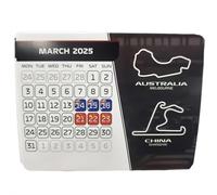 Calendar, Advent Calendar 2025, Calendar 2025, Experience The Thrill of Racing, 2025 Racing Calendar With Track Design, Gifts for Fans & Motorsports Enthusiasts (B)