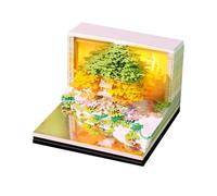 Calendar Clock 2026 | Calendar 2026 3D Paper Sculpture - Notepad with Tear-off Leaves Decorative Tree and Flowers Design for School Christmas