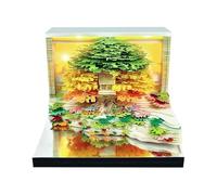Calendar Clock, Calendar 2026 - Tree Design Notepad with Flowers and Tear-off Leaves, for Classroom, School, Commuting, Training, Christmas, Holiday, Teacher