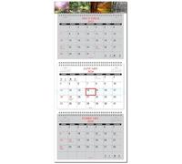 Calendar Company 2026 3 Month at a Glance with Seasons Banner (FREE DATE SLIDE!) Made in the USA! (Seasons Banner)
