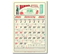 Calendar Company 2026 Ramon's Brownie Calendar Vintage Edition Featuring "The Little Doctor" Almanac Calendar. Made in the USA! (Almanac Vintage)