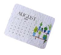 Calendar Desk Calendar Eco-Friendly Biodegradable Seed Paper Planner With Wildflower Fruit Seeds Office Cubicle Decor(Calendar)