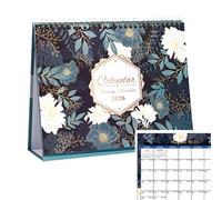 Calendar for Desk - Monthly Desk Pad Calendar Decor | Floral Organizer Tool for Work Offices Home Classroom Fridge Teacher Family Women Kids