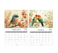 Calendar for the Wall - Wall Art Planner | Cute Gag Paper Calendar | Monthly Planner for Kids, Teachers, Students, Bedroom Home Calendar, Funny Planner for Classroom, School, Student Living Room