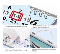 Calendar for the year 2026, diary with 3 months overview, vertical hanging wall calendar, for use in home, study, living room, bedroom and art studio