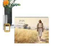 Calendar for Wall,2026 Photo Annual Calendar | Wall Decoration Hangable Planner for Daily Planning Desk Workplace School Dorm Family Meeting Classroom