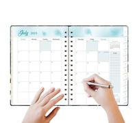 Calendar Planner 2025, Day Planner 2025 | Practical To-Do Notebook, Professional Planner 2025 Daily, Weekly and Monthly, Perfect for Organizing Your Planning