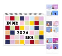 Calendar Wall Calendar 2026 Calendar Planning, Pop Singer Hand-Drawn Singer Tour Colourful Desk Calendar Monthly Calendar 2026 Year Planner 12 Month Planner with Schedules for Fans