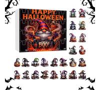 Calendario 'avvento Halloween 2025 - Calendario Conto Alla Rovescia Halloween Con , Decorazione Spettrale Per La Casa Per Camini Alberi Di Natale Finestre Uffici Negozio Ingresso Festività