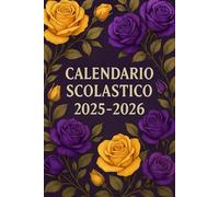 Calendario Scolastico 2025-2026 - Eleganza in Oro e Viola