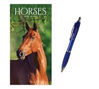 calendars Horses Slim Diary 2026 + EXCLUSIVE LIMITED EDITION PEN