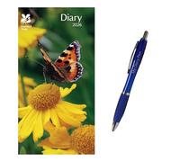calendars National Trust Slim Diary 2026 + EXCLUSIVE LIMITED EDITION PEN