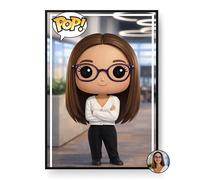 Calendars R Us A3 Personalised Big Head Character Poster - Custom Vinyl Figure Style Portrait from Your Photo - Toy-Style Cartoon Wall Art - Made to Order