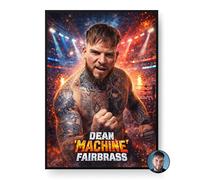 Calendars R Us A3 Personalised Wrestling Champion Poster - Custom Wrestling Ring Portrait - Sports Entertainment Wall Art - Made to Order