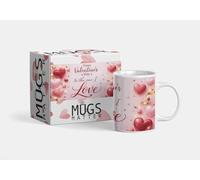Calendars R Us Valentine’s Day “One I Love” Mug - Romantic Heart Design Coffee Cup - Cute Love Gift for Him or Her, Husband, Wife, Boyfriend, Girlfriend