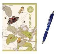 calendars Royal Botanic Gardens Kew A6 Diary 2026 + EXCLUSIVE LIMITED EDITION PEN