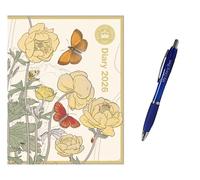 calendars Royal Botanic Gardens Kew Deluxe A5 Diary 2026 + EXCLUSIVE LIMITED EDITION PEN