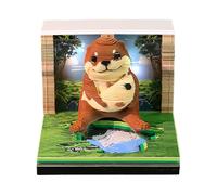 Calendrier 3D Animaux Mignons - Calendrier De Bureau Avec, Couverture Acrylique Transparent, Acrylique Agenda | Accessoire Réutilisable Pour Noël, Vacances, Voyage, École, , Dortoir